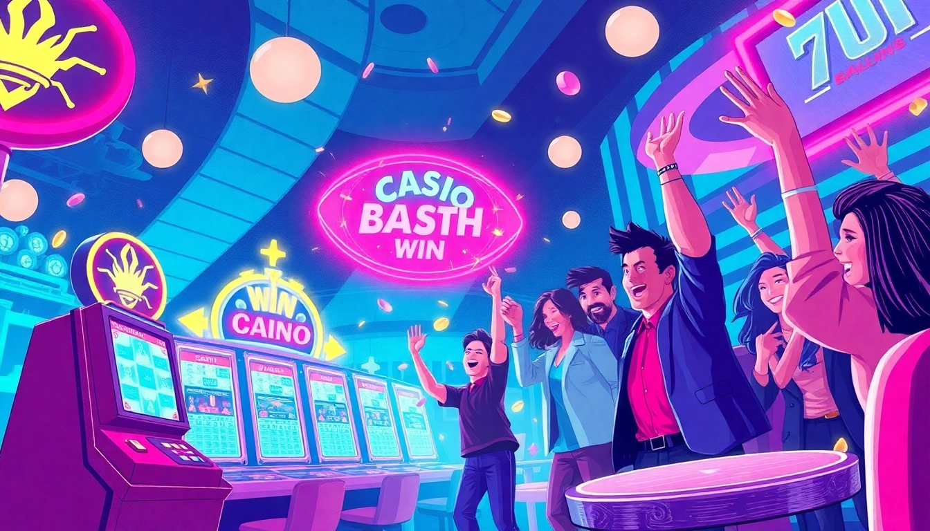 Experience exciting deneme bonusu as players win big in a lively digital casino atmosphere.