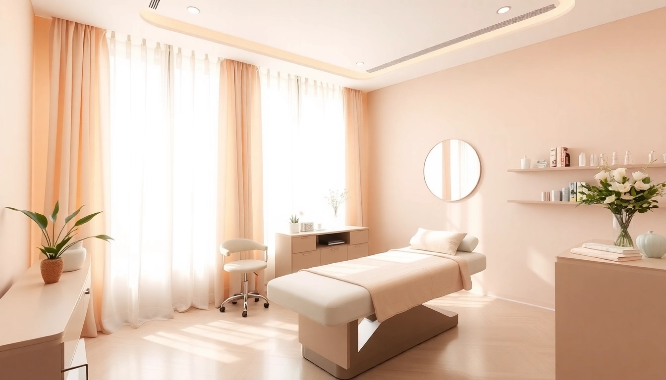 Experience Faltenbehandlung Zürich in a tranquil beauty clinic with modern treatment rooms and soothing decor.