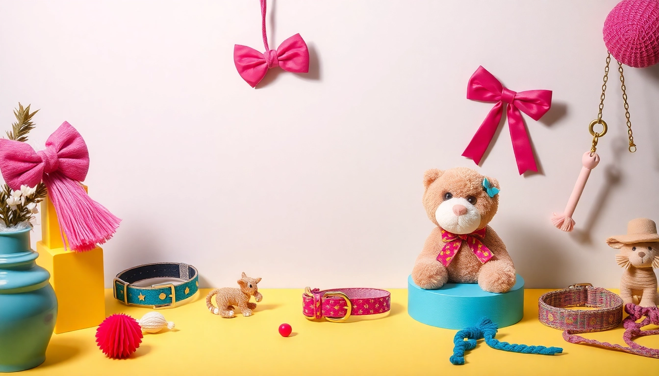 Showcase unique pet accessories, including fashionable collars and toys that enhance your pet's lifestyle.