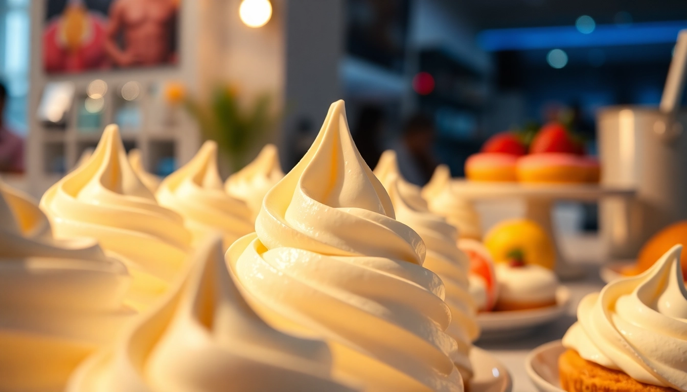 Creating delicious whipped cream with a cream charger Singapore for delightful desserts.