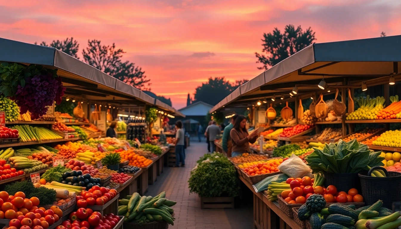 healthlifeherald showcases a vibrant market scene with fresh produce, inviting health-conscious shoppers.